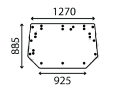 Ανταλλακτικό κρύσταλλο οπίσθιο