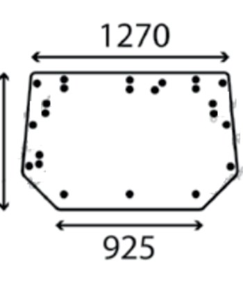 Ανταλλακτικό κρύσταλλο οπίσθιο