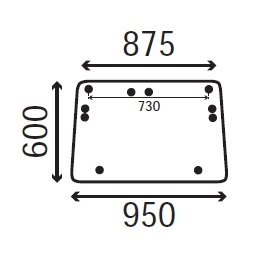 Ανταλλακτικό κρύσταλλο εμπρόσθιο