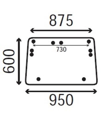 Ανταλλακτικό κρύσταλλο εμπρόσθιο