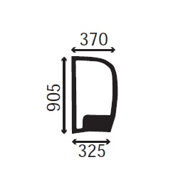 Ανταλλακτικό κρύσταλλο πλαϊνό αριστερό