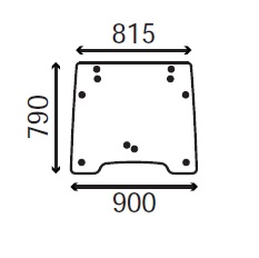 Ανταλλακτικό κρύσταλλο εμπρόσθιο
