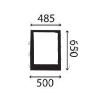 Ανταλλακτικό κρύσταλλο εμπρόσθιο κάτω αριστερό