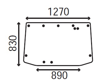 Ανταλλακτικό κρύσταλλο οπίσθιο