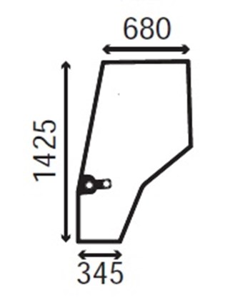 Ανταλλακτικό κρύσταλλο αριστερής πόρτας