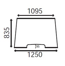 Ανταλλακτικό κρύσταλλο εμπρόσθιο