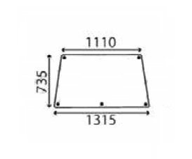 Ανταλλακτικό κρύσταλλο εμπρόσθιο