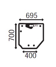 Ανταλλακτικό κρύσταλλο οπίσθιο