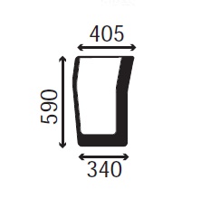 Ανταλλακτικό κρύσταλλο εμπρόσθιο κάτω δεξί