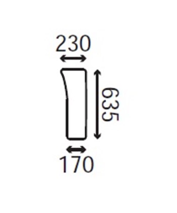 Ανταλλακτικό κρύσταλλο εμπρόσθιο κάτω αριστερό