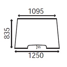 Ανταλλακτικό κρύσταλλο εμπρόσθιο