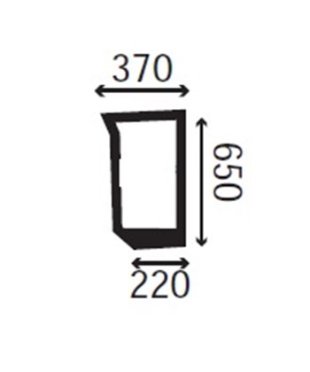 Ανταλλακτικό κρύσταλλο εμπρόσθιο κάτω αριστερό