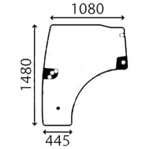 Ανταλλακτικό κρύσταλλο αριστερής πόρτας