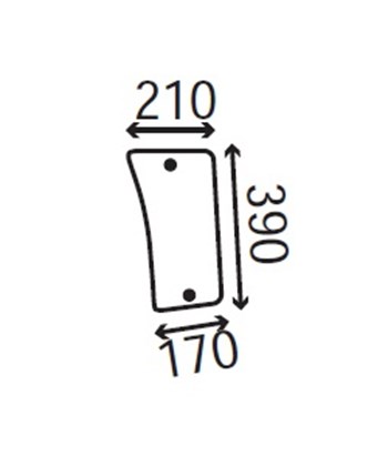 Ανταλλακτικό κρύσταλλο εμπρόσθιο αριστερό/δεξί κάτω