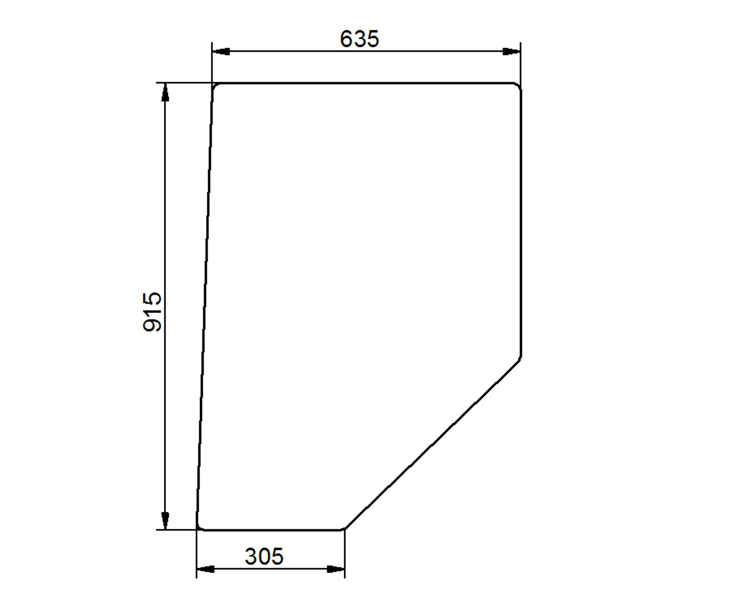 Ανταλλακτικό κρύσταλλο πόρτας αριστερής/δεξιάς