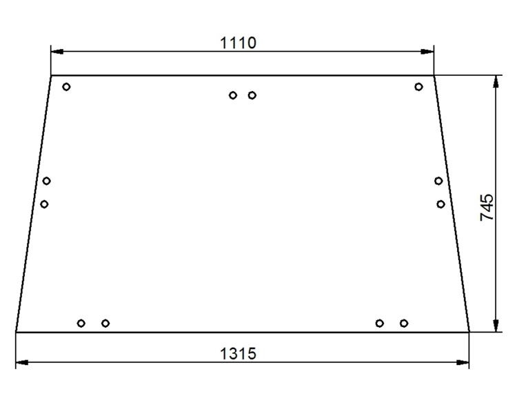 Ανταλλακτικό κρύσταλλο εμπρόσθιο