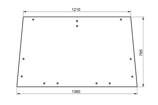 Ανταλλακτικό κρύσταλλο εμπροσθίου παρμπρίζ