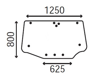 Ανταλλακτικό κρύσταλλο οπίσθιο
