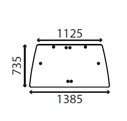 Ανταλλακτικό κρύσταλλο οπίσθιο