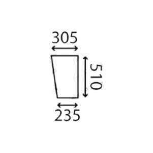 Ανταλλακτικό κρύσταλλο εμπρόσθιο αριστερό/δεξί κάτω