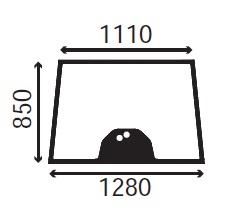 Ανταλλακτικό κρύσταλλο εμπρόσθιο