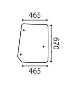 Ανταλλακτικό κρύσταλλο πλαϊνό δεξί