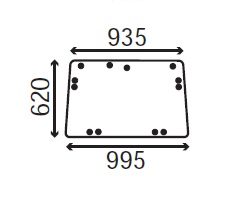 Ανταλλακτικό κρύσταλλο εμπρόσθιο