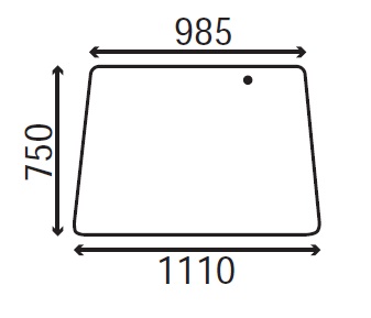 Ανταλλακτικό κρύσταλλο εμπρόσθιο