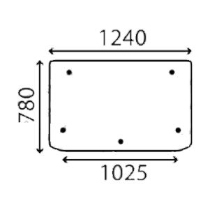 Ανταλλακτικό κρύσταλλο οπίσθιο