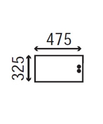 Ανταλλακτικό κρύσταλλο οπίσθιο κάτω συρόμενο