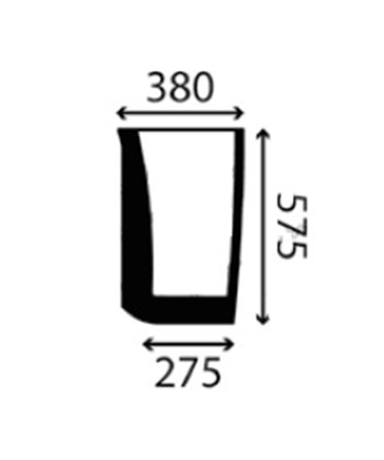 Ανταλλακτικό κρύσταλλο εμπρόσθιο κάτω αριστερό