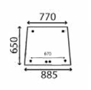 Ανταλλακτικό κρύσταλλο οπίσθιο