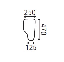 Ανταλλακτικό κρύσταλλο εμπρόσθιο κάτω αριστερό