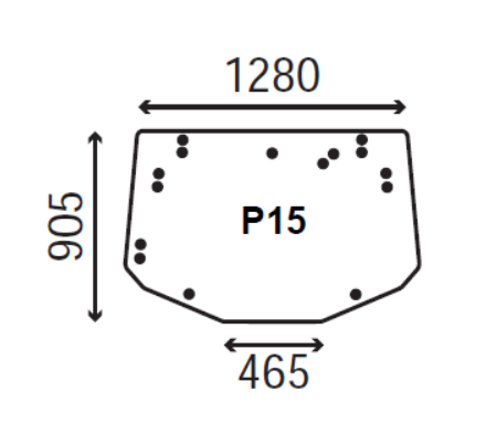 Ανταλλακτικό κρύσταλλο οπίσθιο