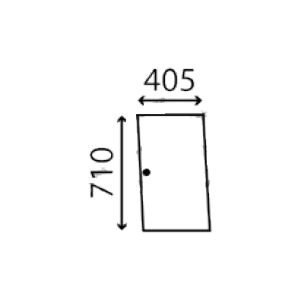 Ανταλλακτικό κρύσταλλο πλαινό αριστερό/δεξί εμπρός συρόμενο