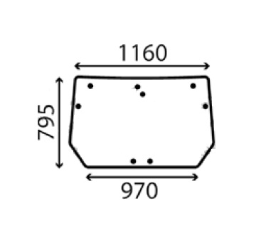 Ανταλλακτικό κρύσταλλο οπίσθιο