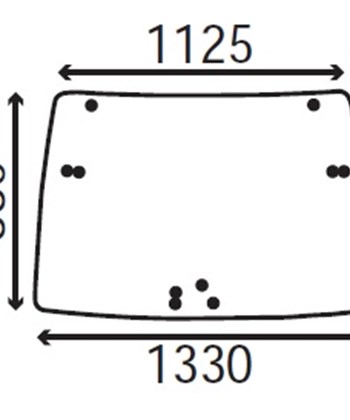 Ανταλλακτικό κρύσταλλο εμπρόσθιο