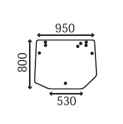 Ανταλλακτικό κρύσταλλο οπίσθιο
