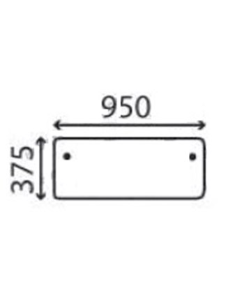 Ανταλλακτικό κρύσταλλο οπίσθιο κάτω