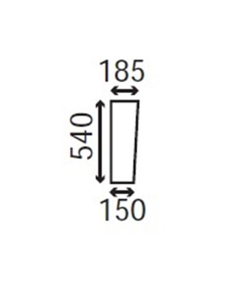 Ανταλλακτικό κρύσταλλο εμπρόσθιο αριστερό/δεξί κάτω