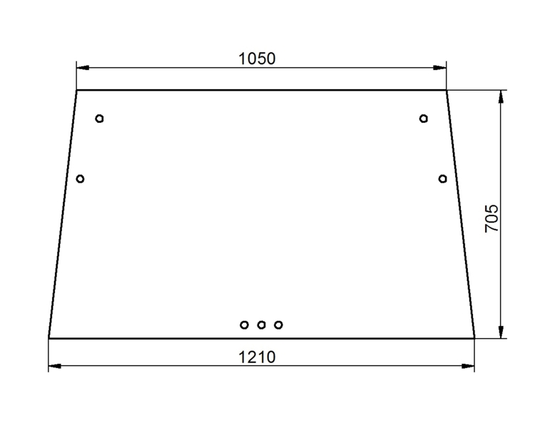 Ανταλλακτικό κρύσταλλο εμπρόσθιο