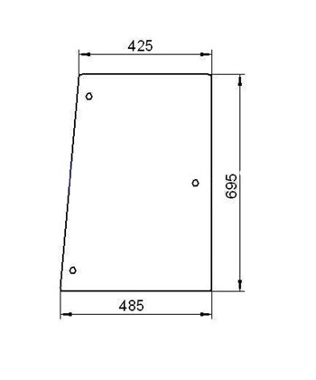 Ανταλλακτικό κρύσταλλο πλαϊνό αριστερό