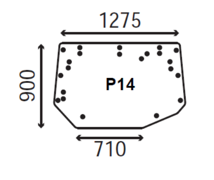 Ανταλλακτικό κρύσταλλο οπίσθιο