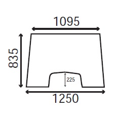 Ανταλλακτικό κρύσταλλο εμπρόσθιο