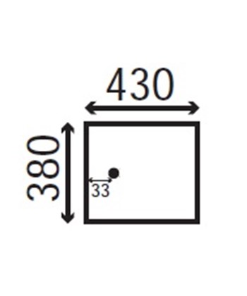 Ανταλλακτικό κρύσταλλο οπίσθιο κάτω συρόμενο
