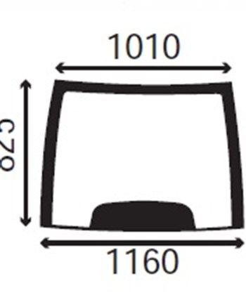 Ανταλλακτικό κρύσταλλο εμπρόσθιο