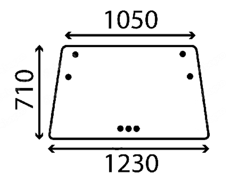 Ανταλλακτικό κρύσταλλο εμπρόσθιο