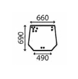 Ανταλλακτικό κρύσταλλο οπίσθιο