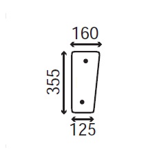 Ανταλλακτικό κρύσταλλο εμπρόσθιο κάτω δεξί