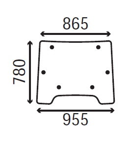 Ανταλλακτικό κρύσταλλο εμπρόσθιο